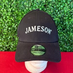 New Era Jameson Irish Whiskey Fitted Hat Cap Black Size Large  XL
